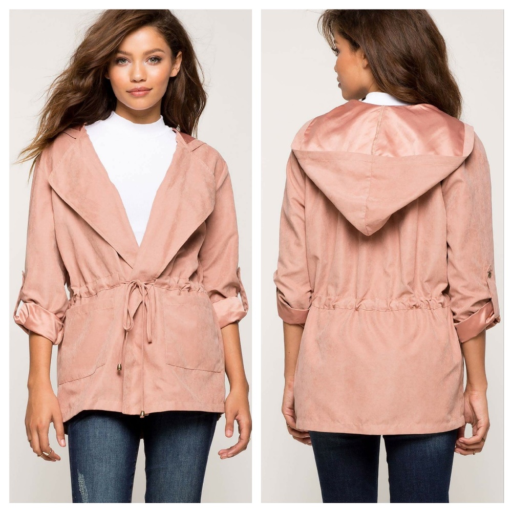 Soft Anorak in Terracotta